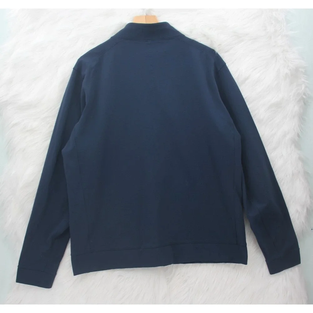 Lululemon Athletica True Navy Blue Sojourn Lightweight Jacket Men's Size XXL